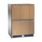 Perlick HP24ZO-4-6 24" Dual Zone Freezer/Refrig, OD, F.I. Drawers