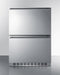 SUMMIT SPRF34D 24" Wide 2-drawer Refrigerator-freezer