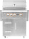 Coyote S-Series C2SL30NGFS 30 Inch Freestanding Grill with 2 Infinity Burners™, RapidSear™ Infrared Burner, 700 sq. in. Cooking Surface, Rotisserie and Smoker Box