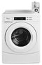 WHIRLPOOL COMMERCIAL CHW9150GW 27" Commercial High-Efficiency Energy Star-Qualified Front-Load Washer Featuring Factory-Installed Coin Drop with Coin Box