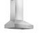 ZLINE 30 in. Professional Wall Mount Range Hood in Stainless Steel with Crown Molding 667CRN30