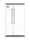 VIKING VCSB5483WH 48" Side-by-Side Refrigerator/Freezer - VCSB5483