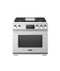 SIGNATURE KITCHEN SUITE SKSGR360GS 36-inch Gas Pro Range with 4 Burners and Griddle