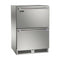 Perlick HP24ZS-4-5 24" Dual Zone Freezer/Refrig, SS Drawers