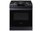 SAMSUNG NX60T8311SG 6.0 cu. ft. Smart Slide-in Gas Range with Convection in Black Stainless Steel