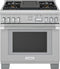 THERMADOR PRD364WLGU Dual Fuel Professional Range 36'' Pro Grand(R) Commercial Depth Stainless Steel PRD364WLGU