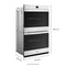 WHIRLPOOL WOED5027LW &#xa;8.6 Total Cu. Ft. Double Wall Oven with Air Fry When Connected