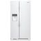 WHIRLPOOL WRS315SDHW 36-inch Wide Side-by-Side Refrigerator - 24 cu. ft.